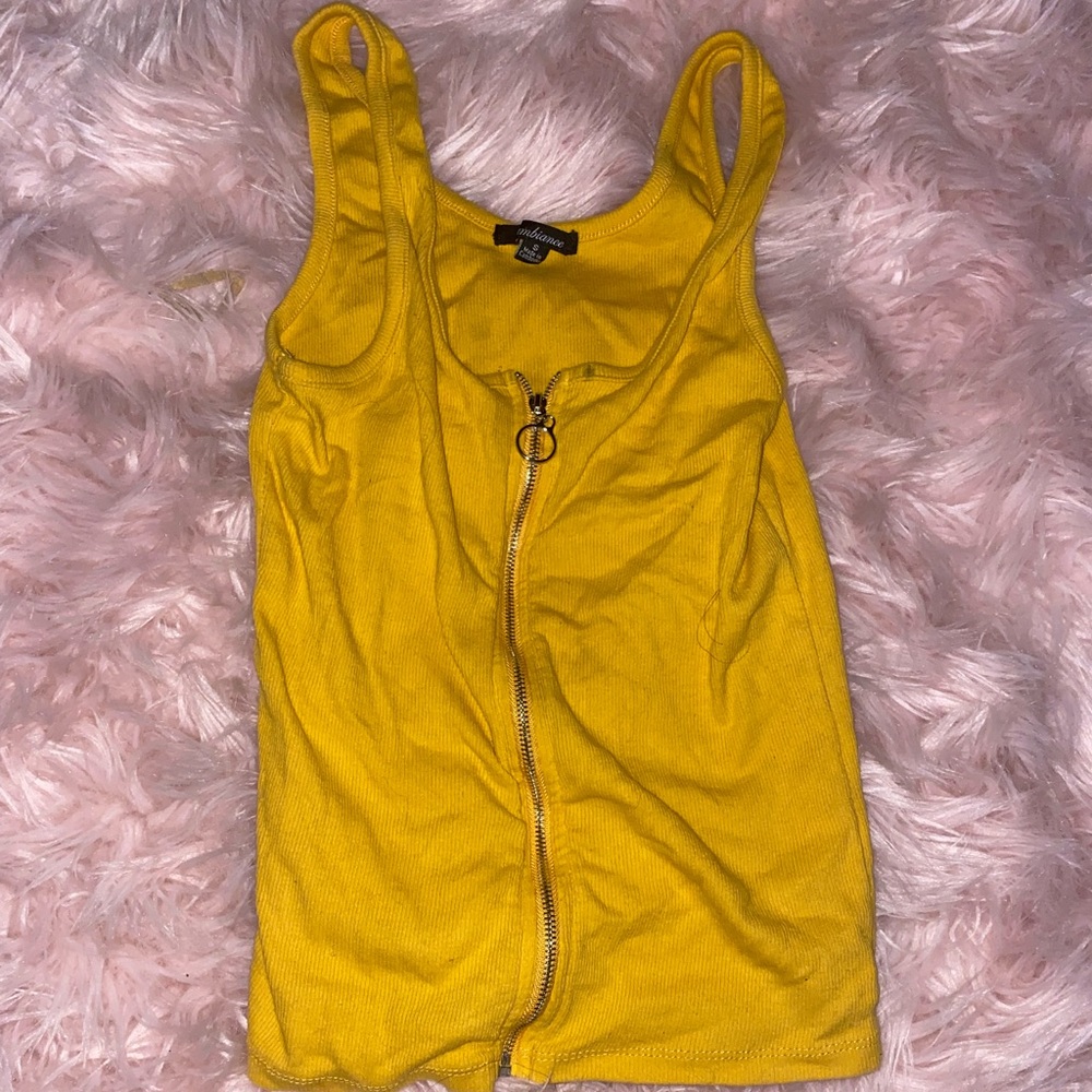 Yellow tank top